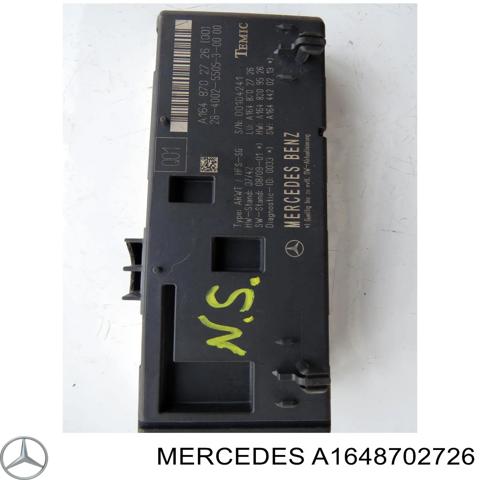 Блок управления открытия крышки багажника A1648702726 MERCEDES