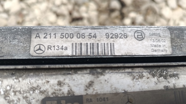 A2115000654 MERCEDES Радиатор кондиционера купить в Черновцы