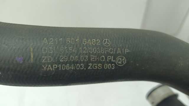 A2115015482 MERCEDES Шланг (патрубок) радиатора охлаждения нижний купить в Кривой Рог