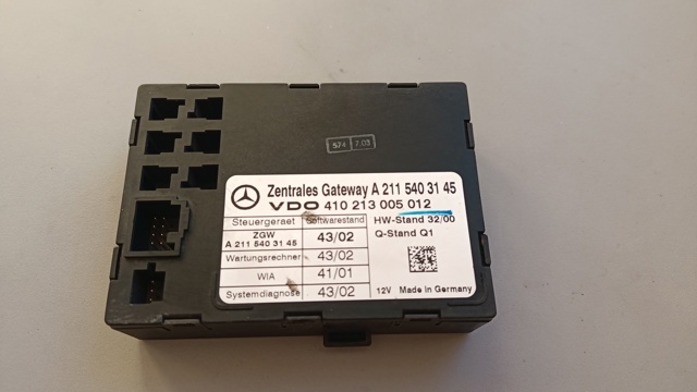 Блок управления центральным замком A2115403145 MERCEDES