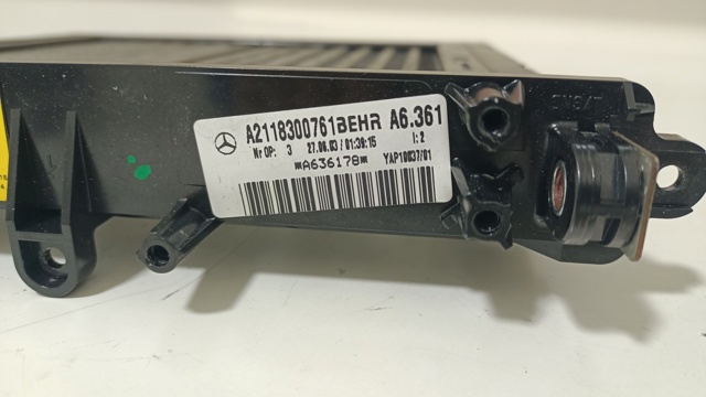 MERCEDES A2118300761 Электроподогреватель воздуха системы отопления салона в наличии Харьков