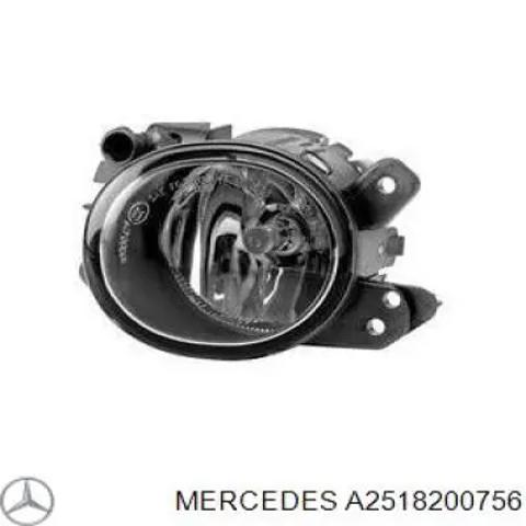 Фара противотуманная, левая Mercedes E