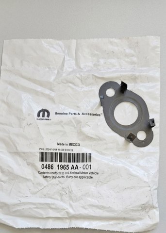 Прокладка EGR клапана рециркуляции 4861965AA CHRYSLER