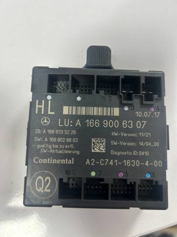 Блок комфорта задней двери A1669006307 MERCEDES