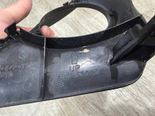 8148153020 TOYOTA Заглушка (решетка) противотуманных фар бампера переднего правая купить в Житомир