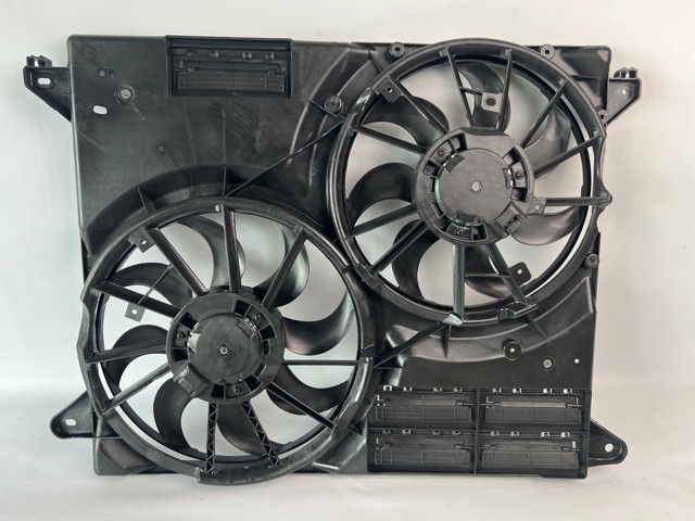 Диффузор радиатора охлаждения в сборе с мотором и крыльчаткой F2GZ8C607B КИТАЙ