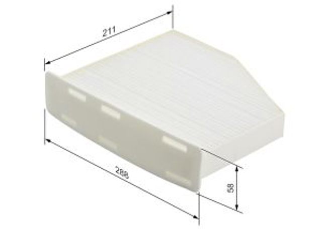 1987432097 BOSCH Фильтр салона купить в Львов