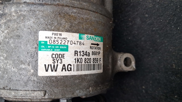1K0820859F VAG Компрессор кондиционера купить в Павлоград