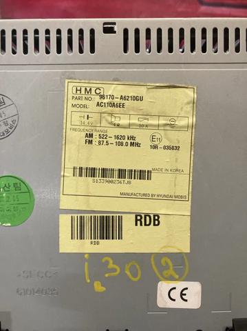 HYUNDAI 96170A6210GU Магнитола в наличии Павлоград