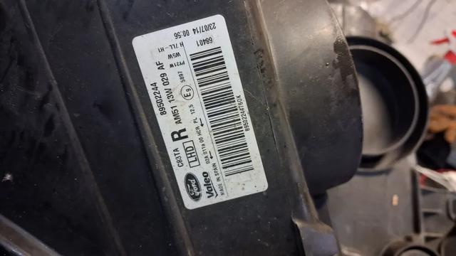 AM5113W029AE FORD Фара правая купить в Запорожье