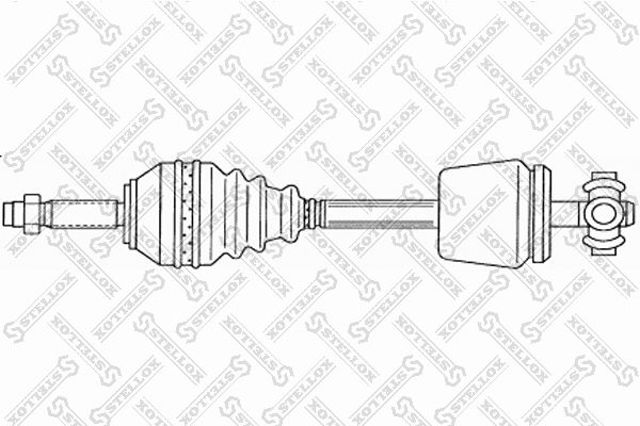 STELLOX 1581766SX Полуось (привод) передняя левая в наличии Житомир