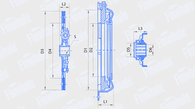 CK405 FINWHALE Сцепление купить в Винница