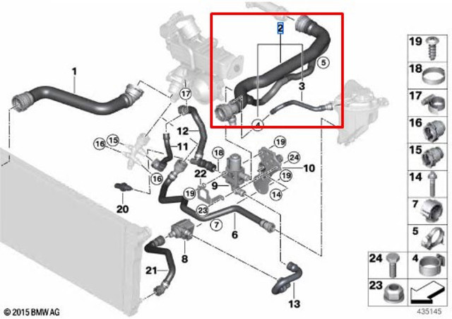 BMW 17127809818 Патрубок радиатора в наличии Львов
