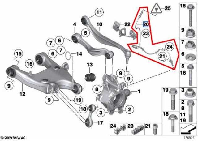 BMW 34526784901 Датчик АБС (ABS) задний в наличии Запорожье