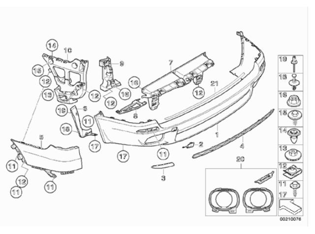 BMW 51128037277 Бампер задний в наличии Харьков