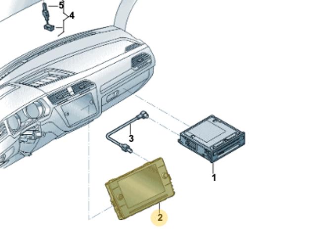 5G6919605C VAG Дисплей многофункциональный купить в Тернополь