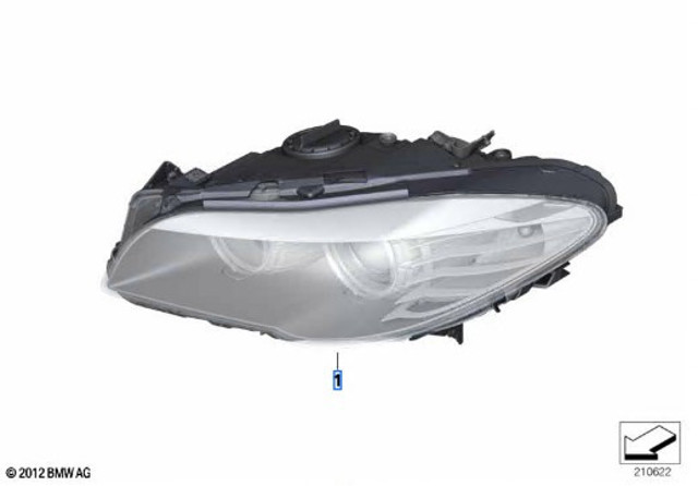 63117271905 BMW Левая фара купить в Чернигов