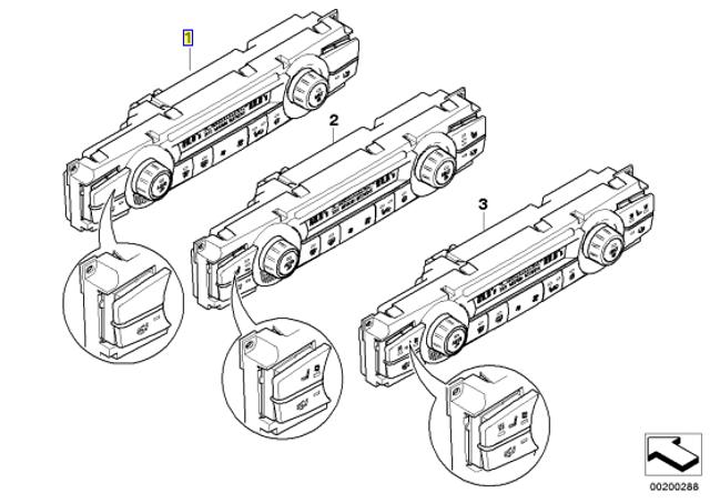 Блок управления печкой 64119234334 BMW