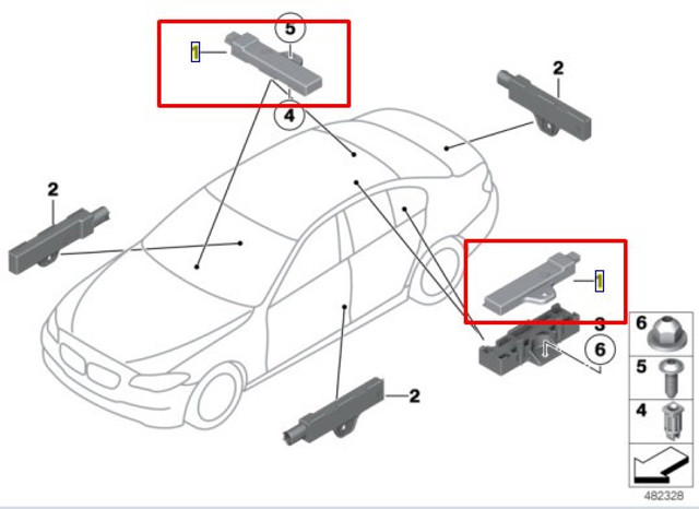 65209220832 BMW Антенна купить в Кривой Рог