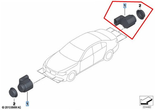 Парковочный радар 66209270050 BMW