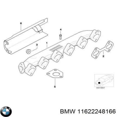 BMW 11622248166 Коллектор выпускной в наличии Киев