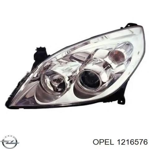 Фара передняя правая 1216576 OPEL