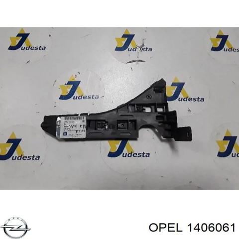 Левый кронштейн переднего бампера 1406061 OPEL