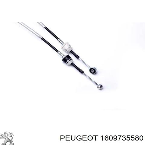 Сдвоенный трос переключения передач 1609735580 PEUGEOT