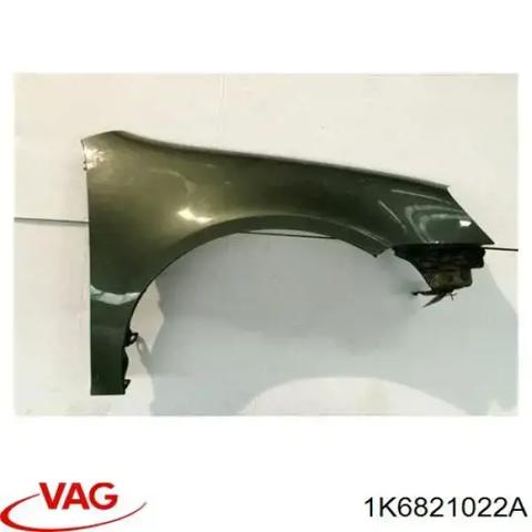 Боковая часть передняя правая 1K6821022A VAG