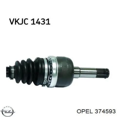 Полуось передняя левая 374593 OPEL