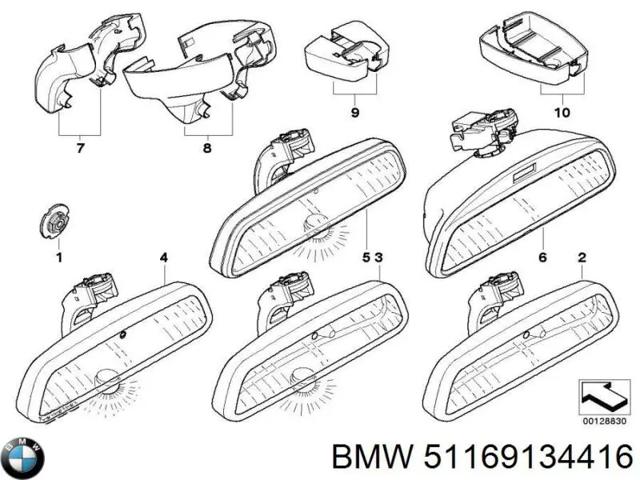 Салонное зеркало 51169134416 BMW