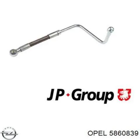 Подача масляная труба 5860839 OPEL