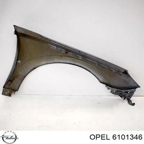 Крыло переднее левое 6101346 OPEL
