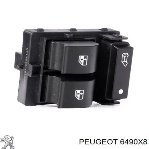 Кнопки переднего левого стекло подъемника 6490X8 PEUGEOT