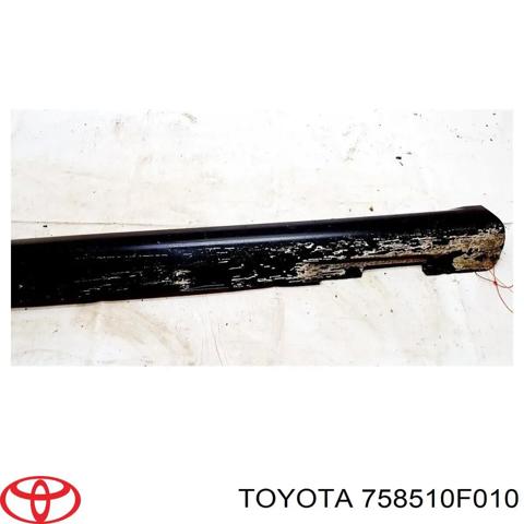 Накладка (молдинг) порога наружная правая 758510F010 TOYOTA