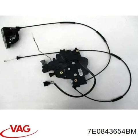 Механизм замка двери боковой (сдвижной) 7E0843654BM VAG