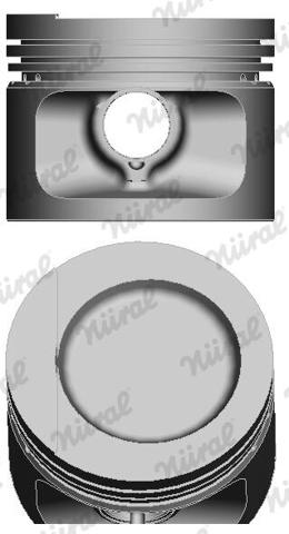 NURAL 8710940750 Поршень в комплекте на 1 цилиндр, 2-й ремонт (+0,50) в наличии Николаев