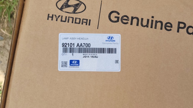 92101AA700 HYUNDAI Левая фара купить в Ирпень