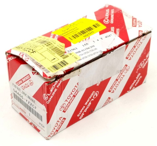 TOYOTA 04465YZZCF Передние тормозные колодки в наличии Черкассы