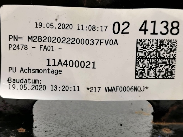 VAG 1EA199315G Балка передней подвески (подрамник) в наличии Николаев
