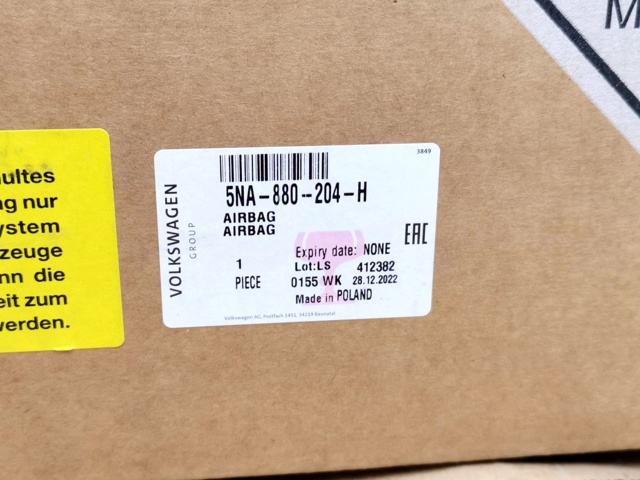 5NA880204H Подушка безопасности (AIRBAG) пассажирская купить Сумы