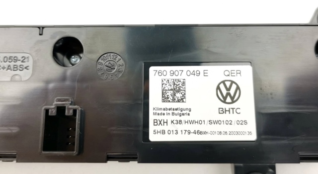 VAG 760907049E Блок управления кондиционером в наличии Ирпень