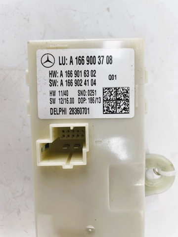MERCEDES A1669003513 Модуль управления (ЭБУ) открытия крышки багажника (двери 3/5-й задней) в наличии Кривой Рог
