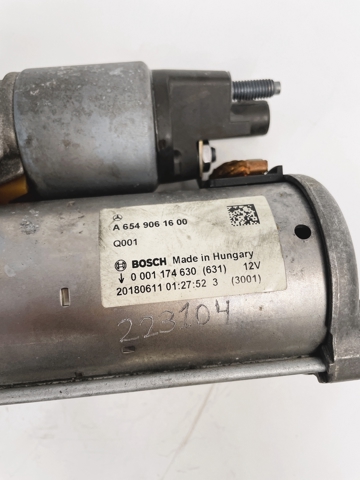 Motor de arranco Mercedes CLS C257