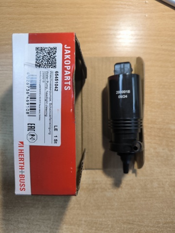 Электропомпа омывателя переднего стекла 65451042 HB AUTOELEKTRIK