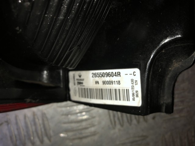 265509604R RENAULT Задний фонарь купить в Сумы