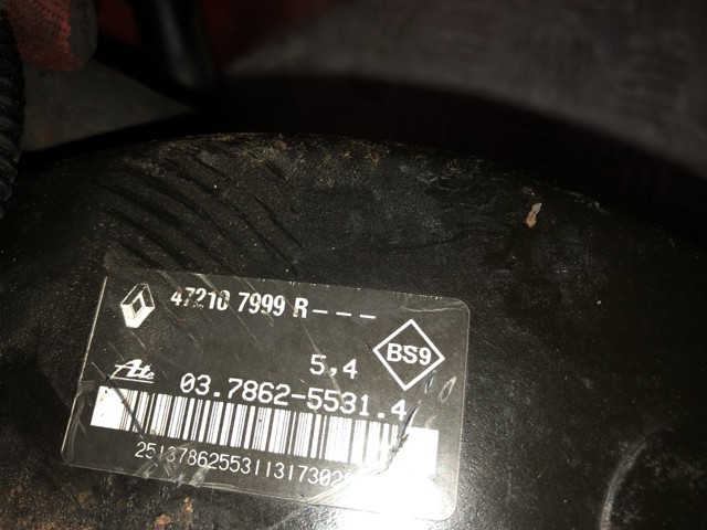 472107999R RENAULT Усилитель тормозов (вакуумный) купить в Павлоград