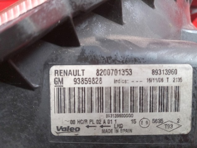 8200701353 RENAULT Правая фара купить в Винница