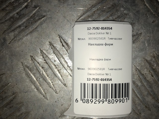 RENAULT 903902581R Накладка стойки кузова внешняя задняя левая в наличии Кривой Рог