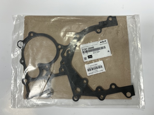 Прокладка передней крышки двигателя, нижняя 213412A600 HYUNDAI